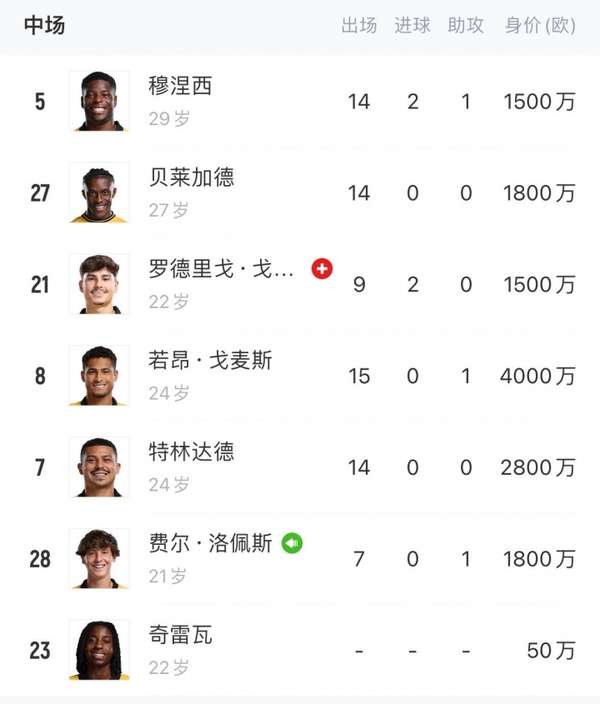 狼队锁定青岛中场新星 徐彬或成英超新拼图